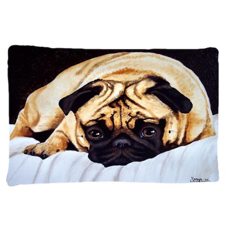 Jensendistributionservices Fred the Pug Fabric Standard Pillowcase MI1725109